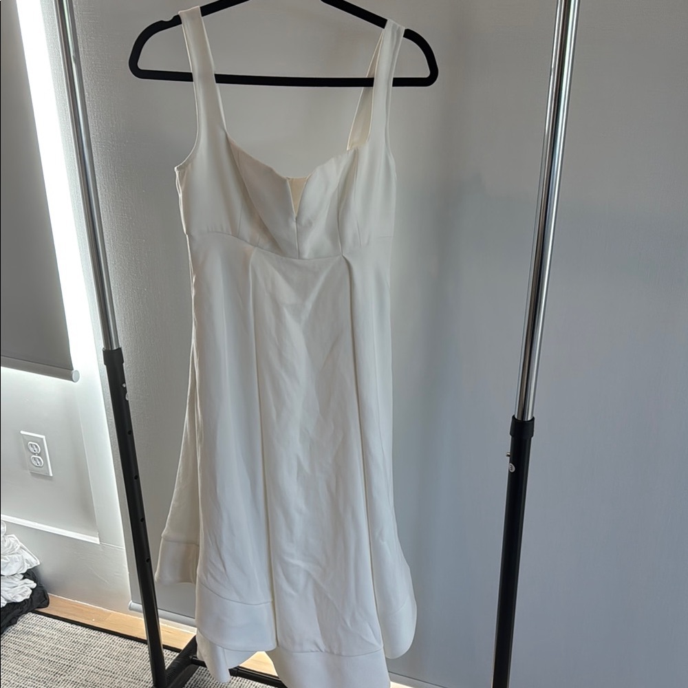C/MEO Collective White Sweetheart Sundress